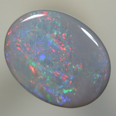 SOLID SEMI BLACK OPAL Red plays over blue